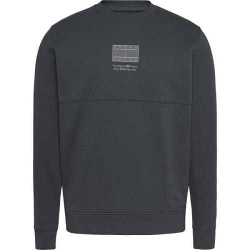 Blå Sweater med Tonal Logo