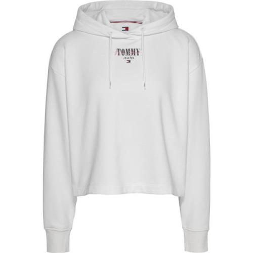 Hvid Sweater med Front Print