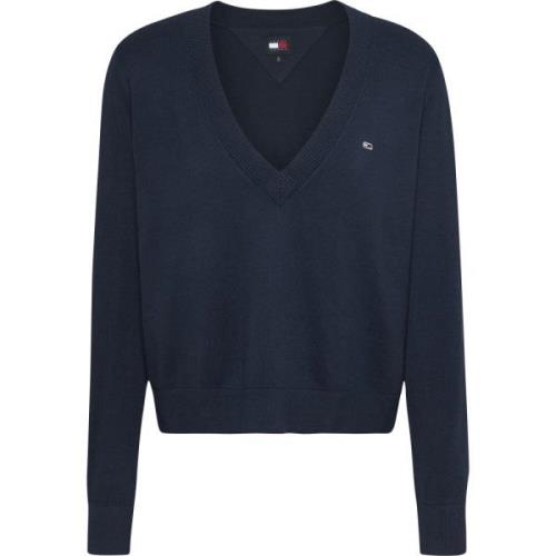 Blå Slim Fit Sweater Forår/Sommer