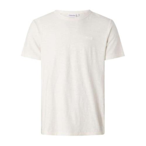 Bomuld Linned Herre T-Shirt