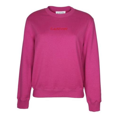 Fuchsia Bomuldssweatshirt AW24