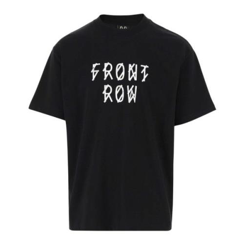 Bomuld T-shirt med Logo Print