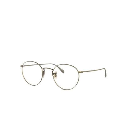 Metallic Round Frame Unisex Solbriller