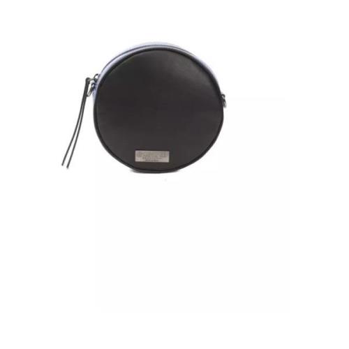 Elegant Oval Crossbody Taske i Sort