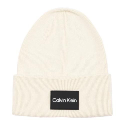 Ensfarvet Logo Beanie