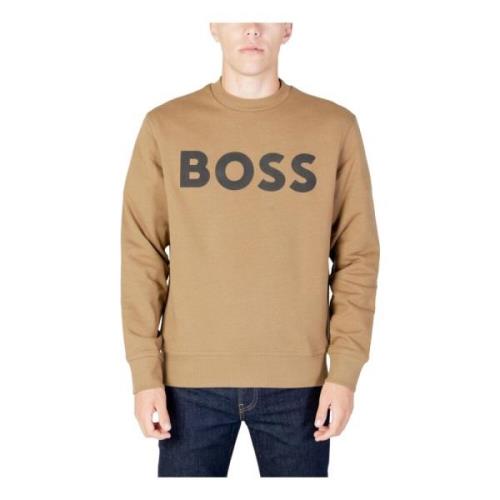 Herre Brun Print Sweatshirt