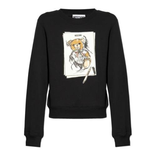 Sweatshirt med print