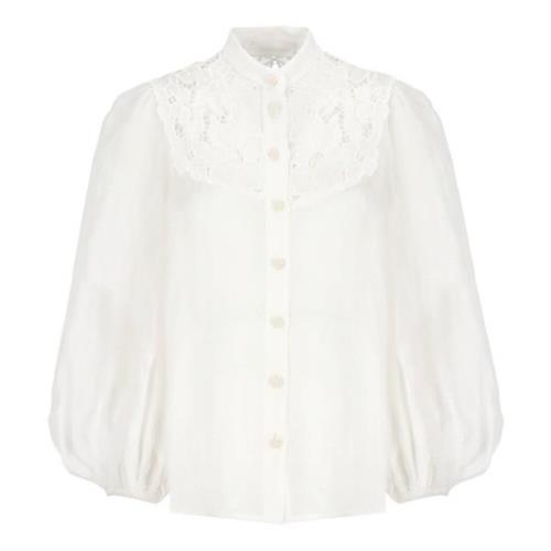 Ivory Blonde Bluse