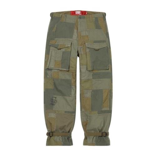 Begrænset udgave Patchwork Cargo Pant Olive