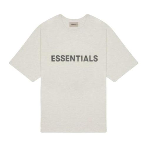 Neutral Bomuld Ribbet Krave T-shirt