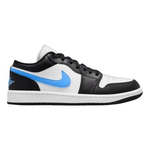 Air Jordan 1 Low Sort Universitet Blå