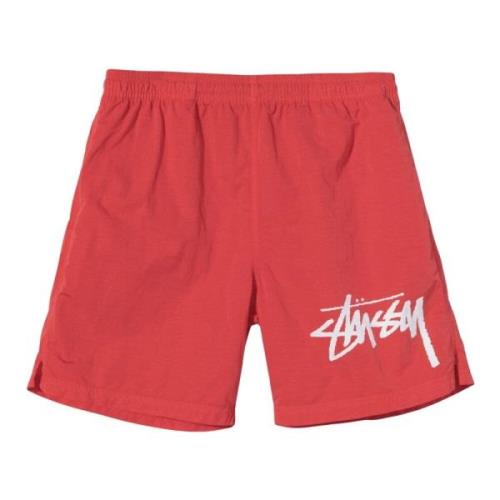 Begrænset udgave Stussy vand shorts rød