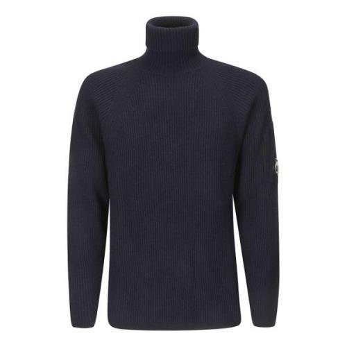 Lambswool Roll Neck Strik Sweater