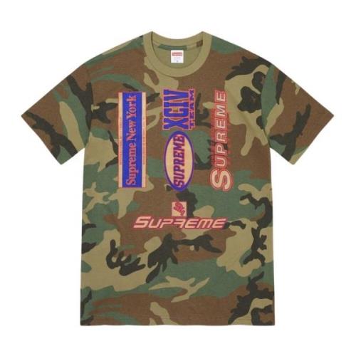 Begrænset udgave Multi Logos Tee Woodland Camo