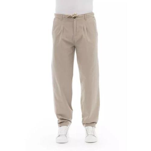 Beige Bomuld Chino Bukser