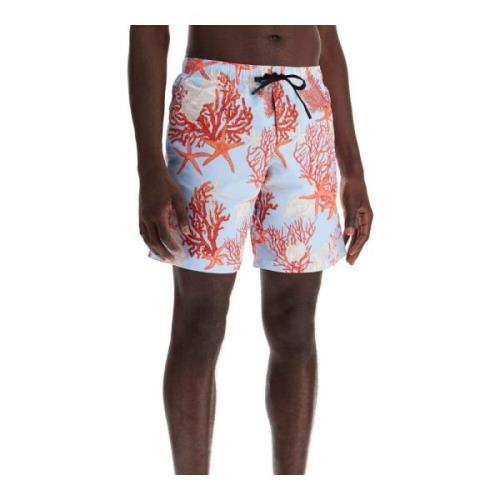 Barok Bermuda Shorts med All-Over Print