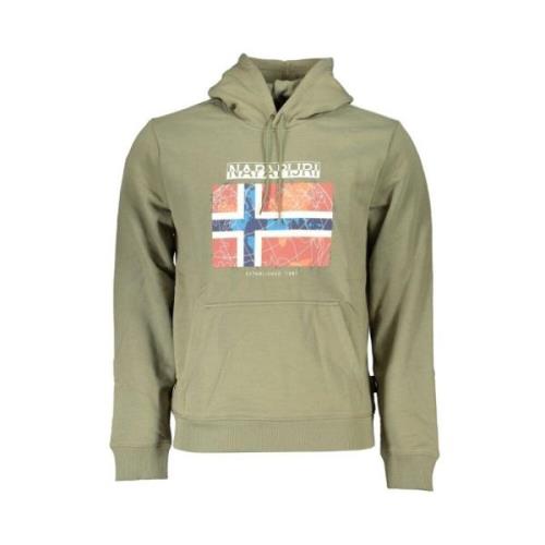 Grøn Fleece Sweatshirt