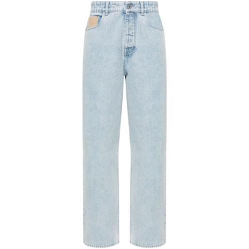 Klar Blå Komfort Fit Denim Jeans