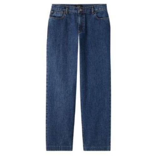 Højtaljede Sailor Jeans Indigo Vasket