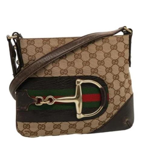 Pre-owned Canvas gucci-tasker