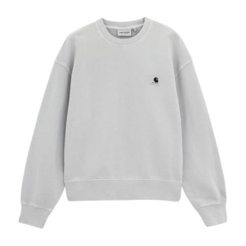 Bomuld Is Crewneck Sweatshirt med Logo