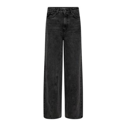 Wide Seam Jeans 96-Black