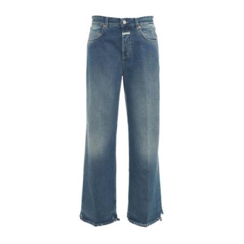 Blå Wide Jeans Nikka