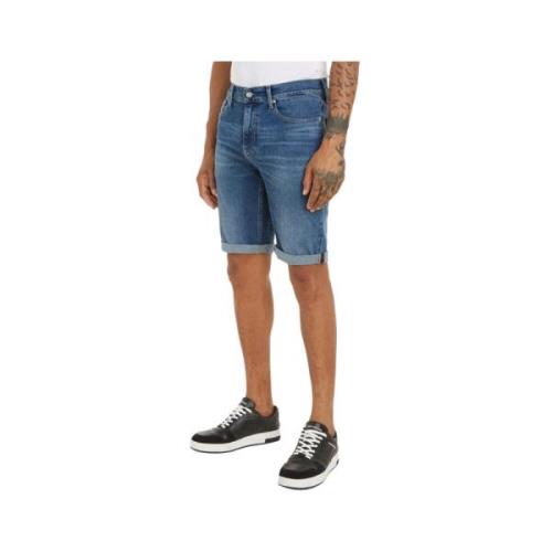 Denim Shorts til Mænd - Blå