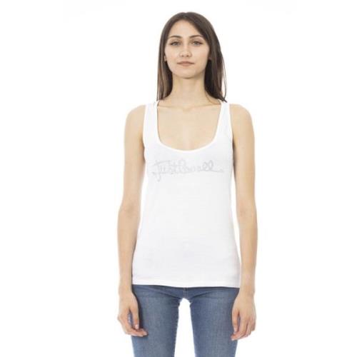 Strandtøj Tank Top med Rhinestone Logo