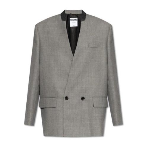 Dobbeltbrystet løstsiddende blazer