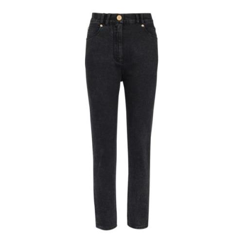 Slim-fit denim jeans