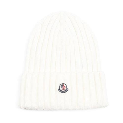 Hvid Virgin Wool Hat