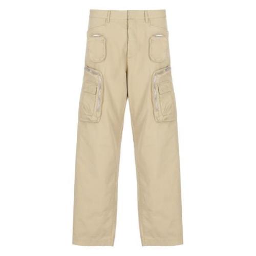 Beige Cargo Bukser