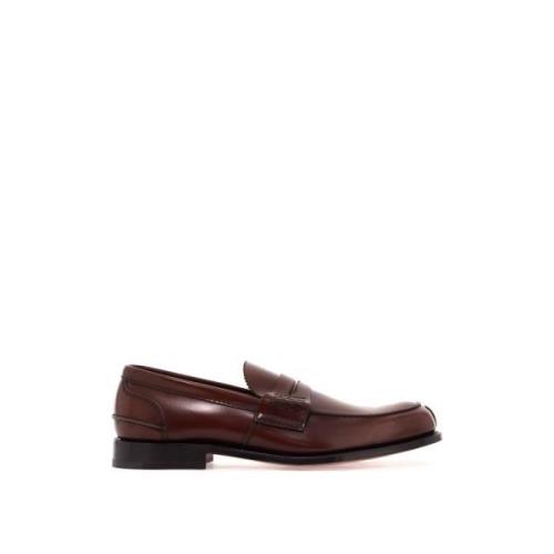 Glossy Læder Loafers