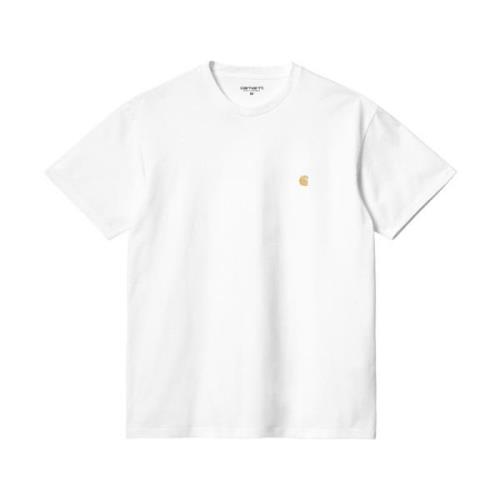 Minimalistisk Hvid Chase T-Shirt