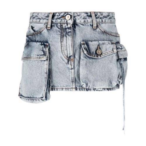 Fay Denim Mini Nederdel