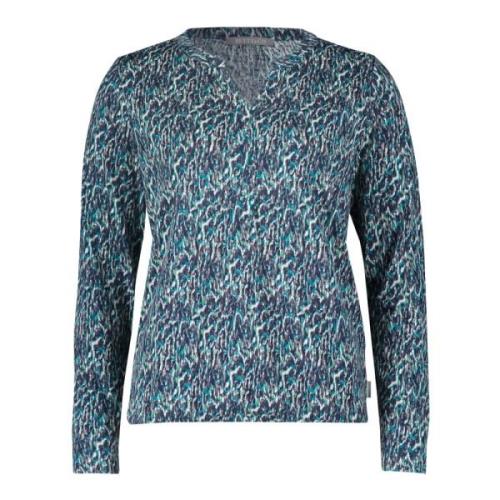 Grafisk Print Casual Skjorte