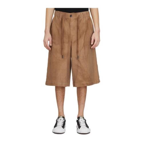 Viskose Linned Bermuda Shorts