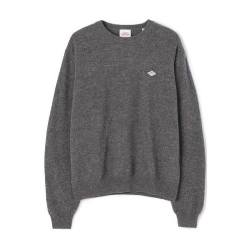 Lys Grå Crew Neck Sweater