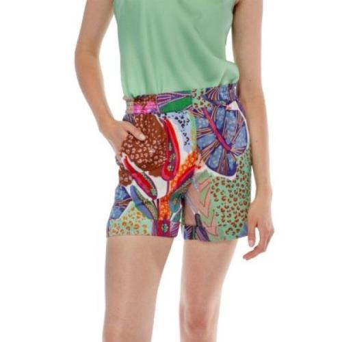 Jungle Print Bomuldsshorts