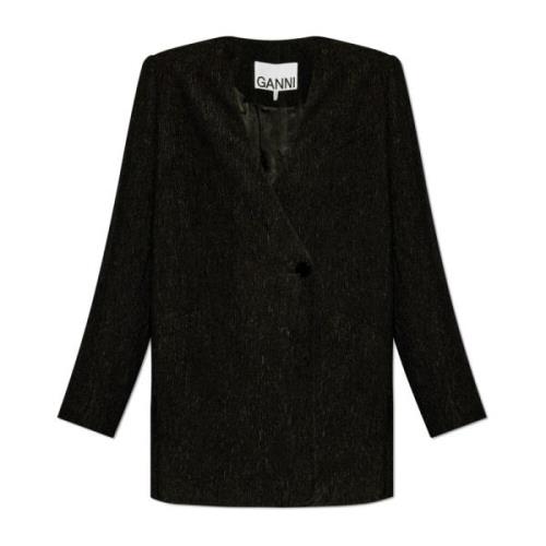 Blazer i speciel tekstur stof