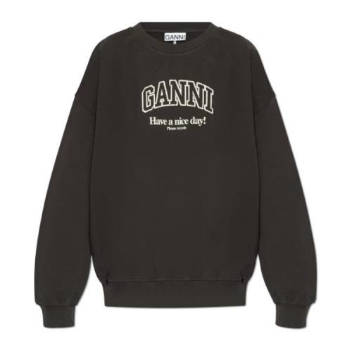 Sweatshirt med logo