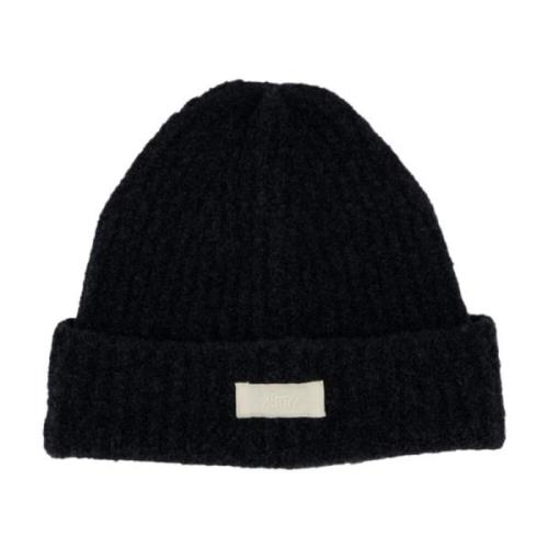 Ribbet Uld Beanie Kasket