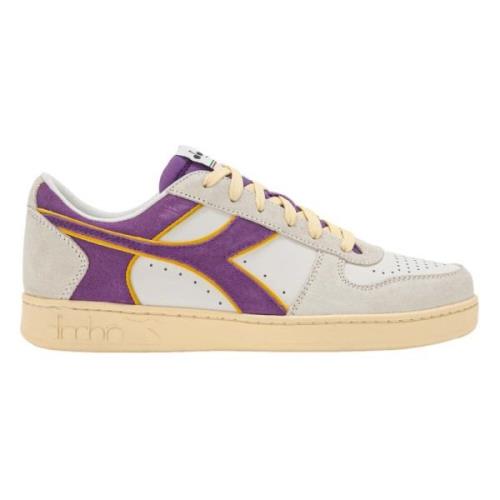 Magic Basket Low Suede Leather Sneakers