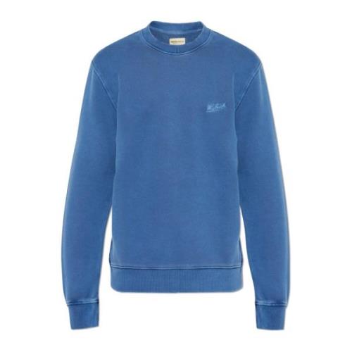 Sweatshirt med broderet logo