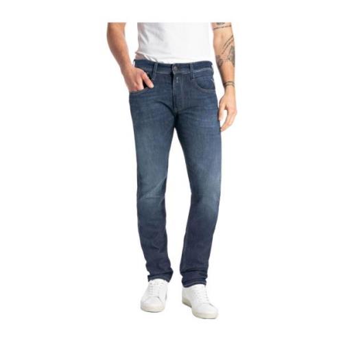 Mørkeblå Slim Fit Denim Jeans