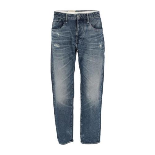 Løs Tapered Denim Jeans