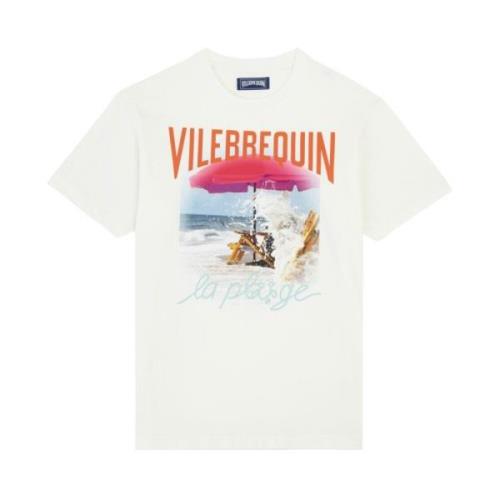 Strandbølge Bomuld T-shirt til Mænd