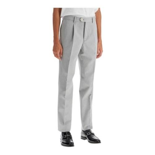 Straight Leg Gabardine Pants