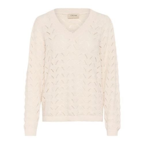 Strik Pullover Sweater Eggnog Mønster